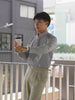 Light beige - londre double belt trousers