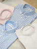 Navy stripe button down shirt