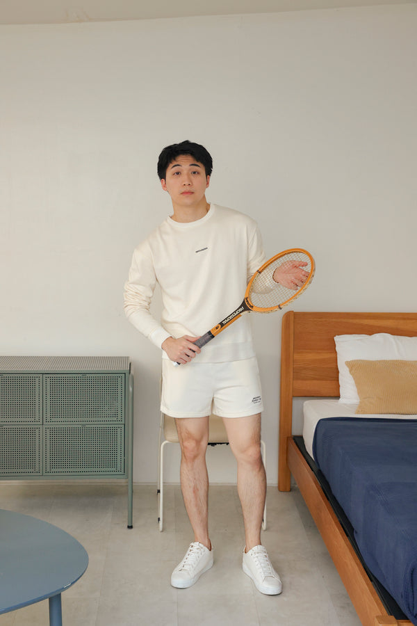Off white breakfast grounder shorts