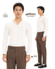 White Henley knitwear