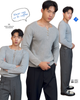 Grey Henley knitwear