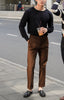 Brick - Tapered trousers