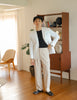 Beige - harry with belt trousers