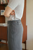 Dark grey - harry with belt trousers