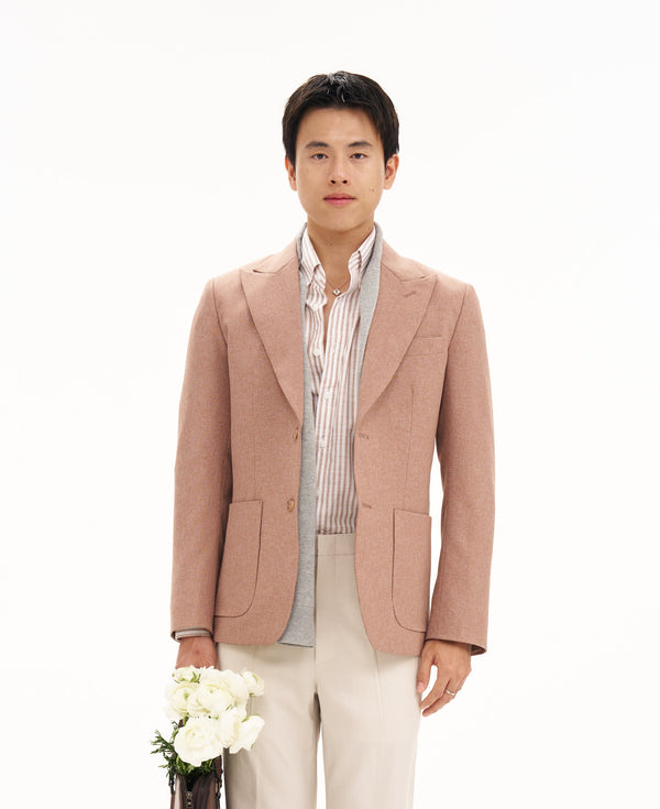Rust - blazer suit