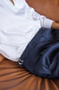 Navy - Joris belts trousers