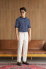Beige - Eric tailored trousers