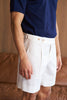 White - Terry side adjuster shorts