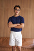 White - Terry side adjuster shorts