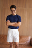 White - Terry side adjuster shorts