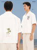 White Oxford Wave short sleeve shirt