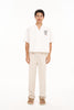 White Oxford Wave short sleeve shirt