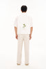 White Oxford Wave short sleeve shirt