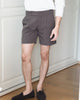 Choco- Terry side adjuster shorts