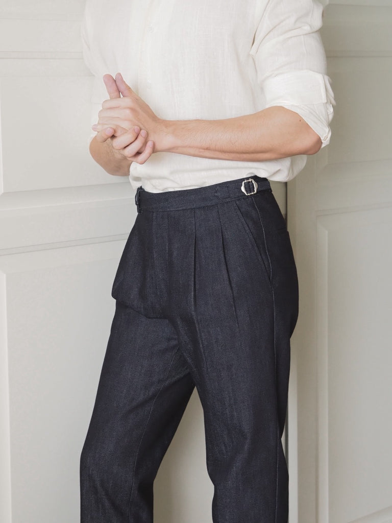 Denim - Gurkha belts trousers