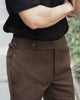 Umber- Ridley belt trousers