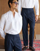 Navy - Joris belts trousers