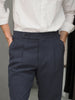 Midnight Rafael pleated trousers