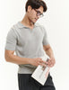 Black stripe belt waist side button trousers with pleated