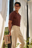 Beige linen - Landon belts trousers