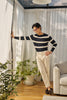 Navy Stripe - Merino Knitted Jumper