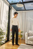 Black harry-leg trousers