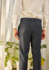 Navy - carrot trousers