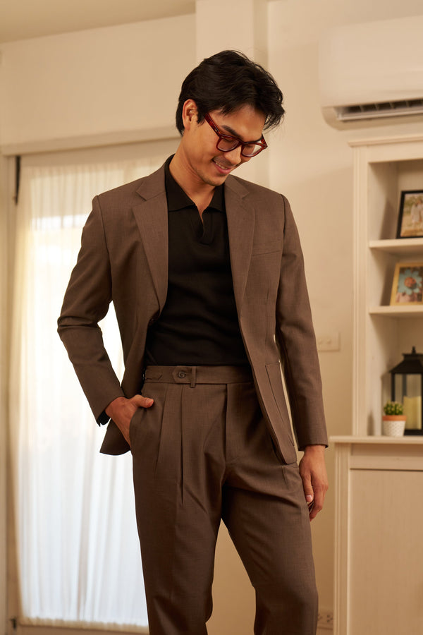 Choco wool - blazer suit
