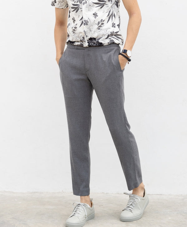 Grey tailored trousers